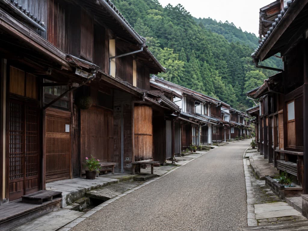長浜市のエリア「旧木之本町」の風景