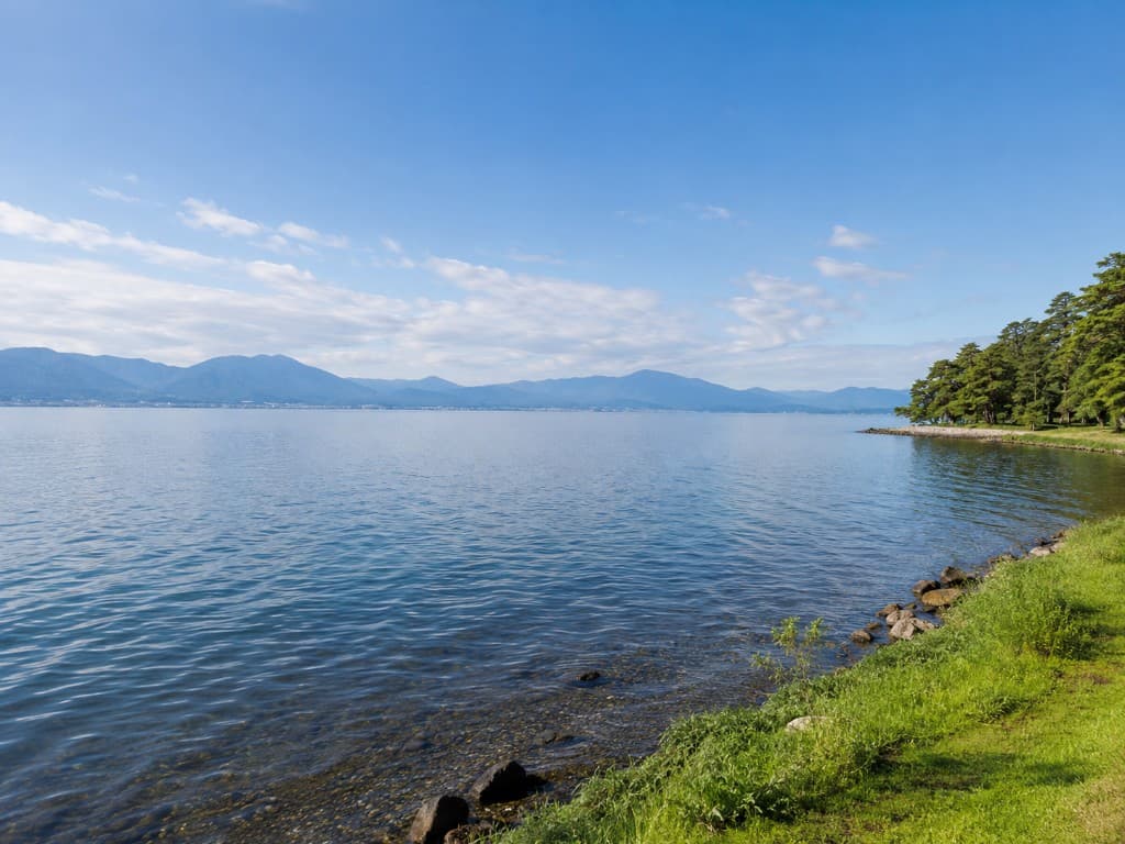 長浜市のエリア「旧湖北町」の風景