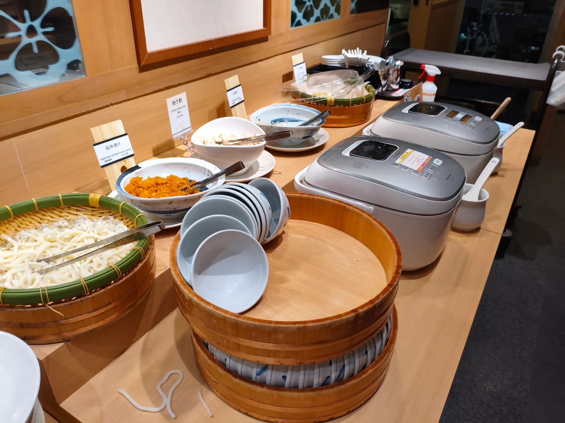 しゃぶ葉 長浜店のごはん・麺コーナー