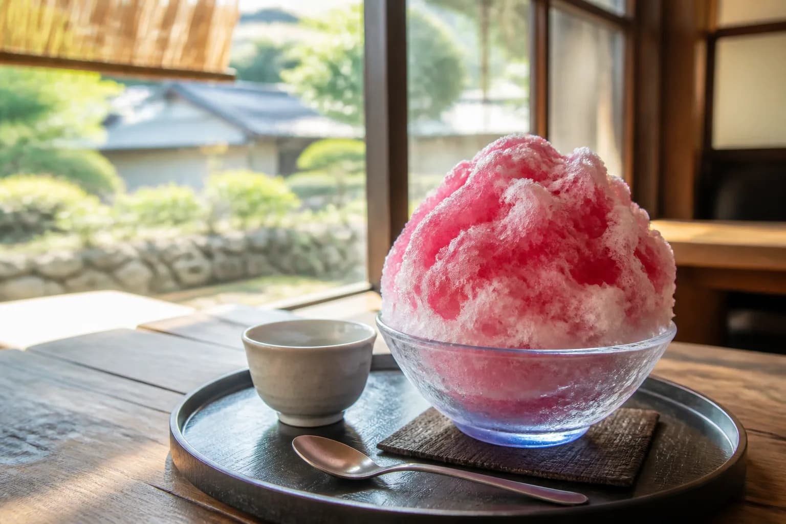 旧浅井町のお店「Cafe あかつき」を紹介する記事「Cafeあかつき・8月は16時LO——お盆前後はカレンダー確認を」の写真