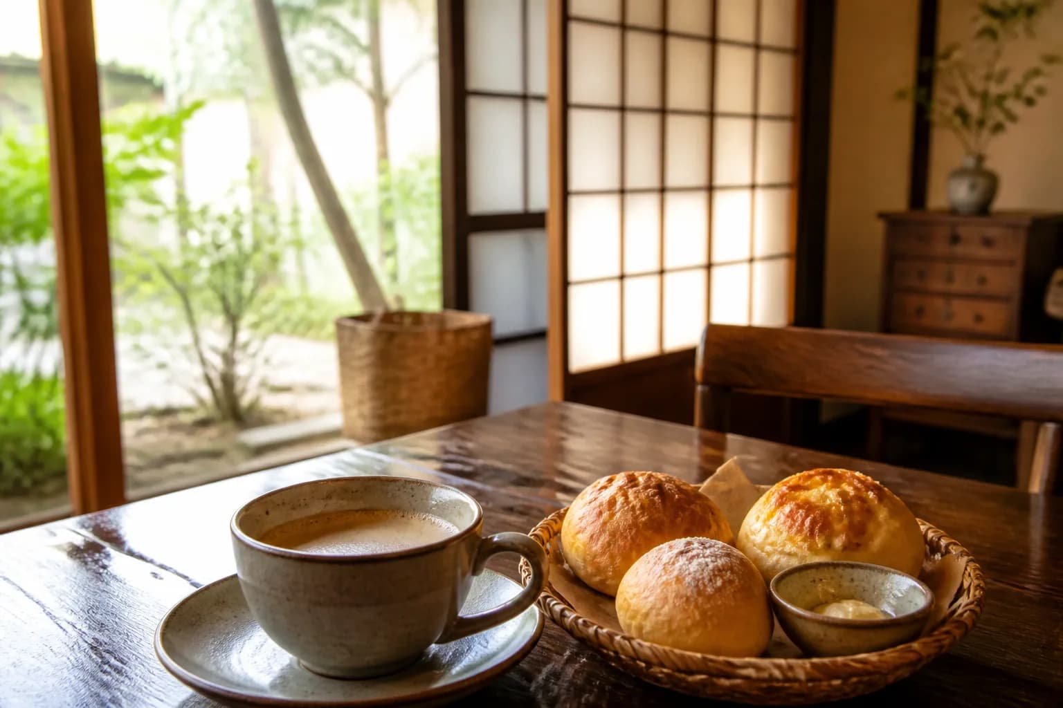 旧浅井町のお店「古民家cafe まつぼっくり」を紹介する記事「長浜・まつぼっくり8月営業——モーニング・パン・予約制の昼夜」の写真