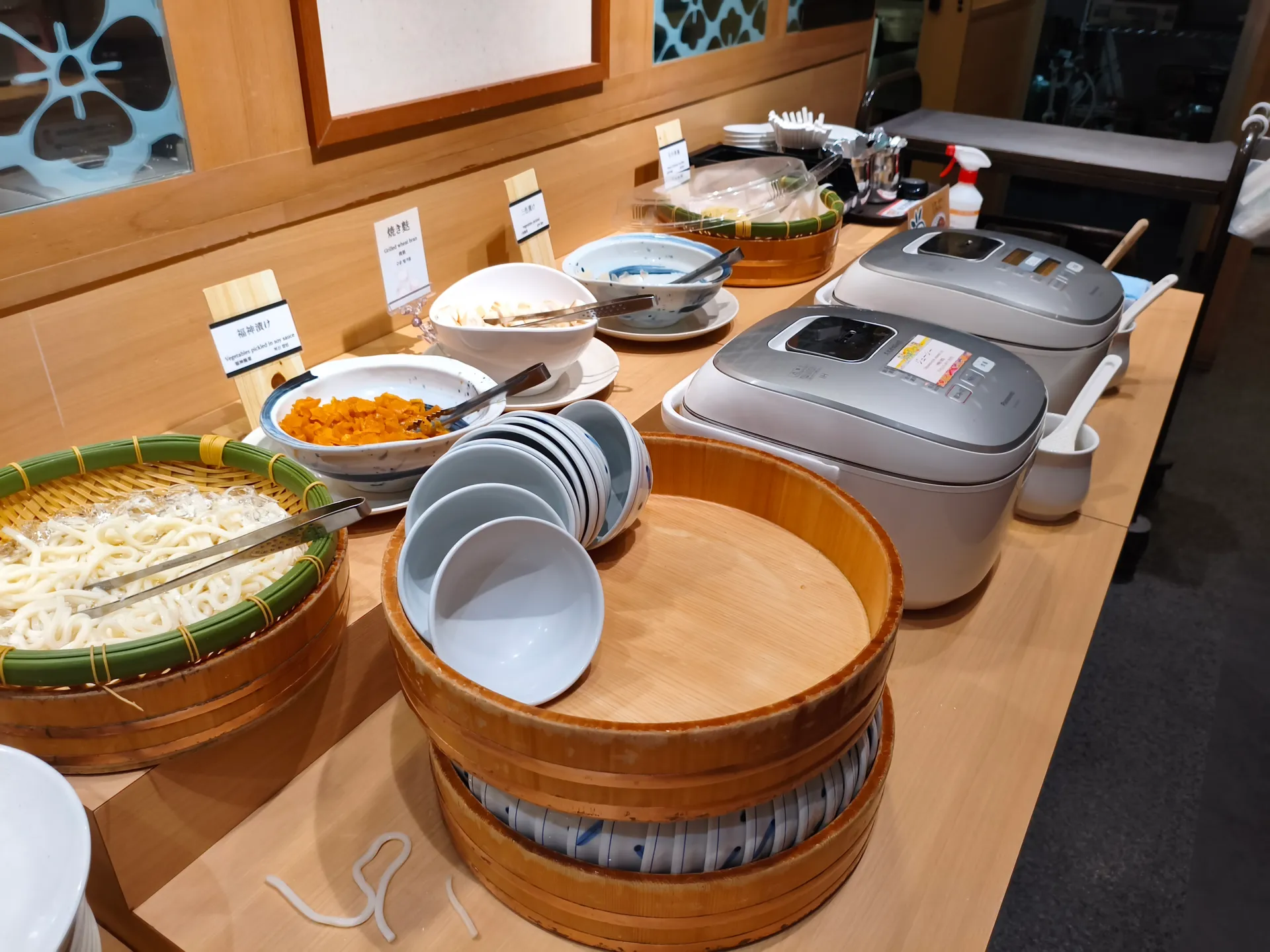 しゃぶ葉 長浜店のごはん・麺コーナー