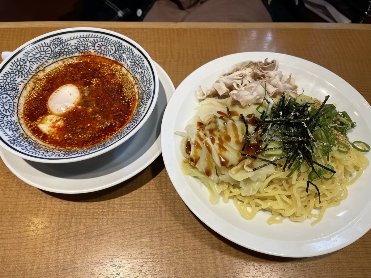 期間限定つけ麺など