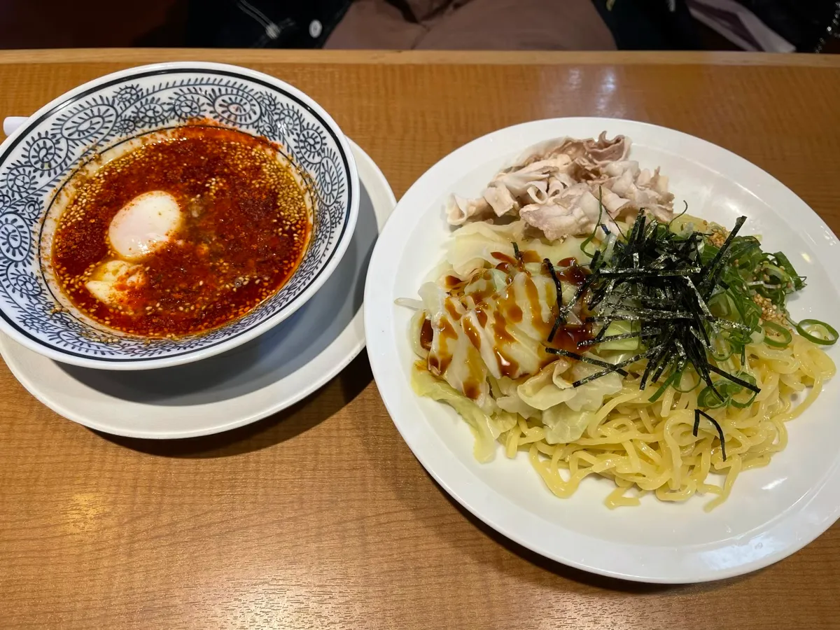 期間限定つけ麺など