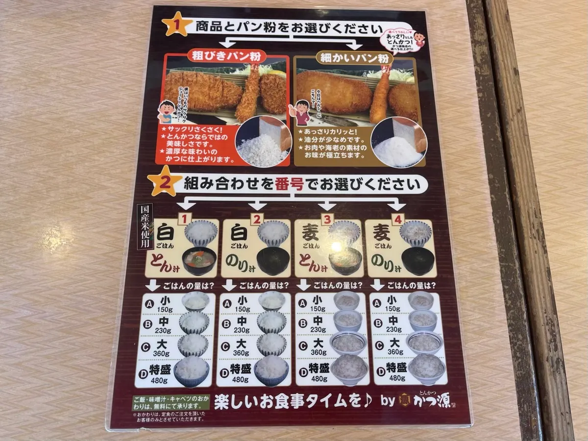 メニュー・盛り付けの一例