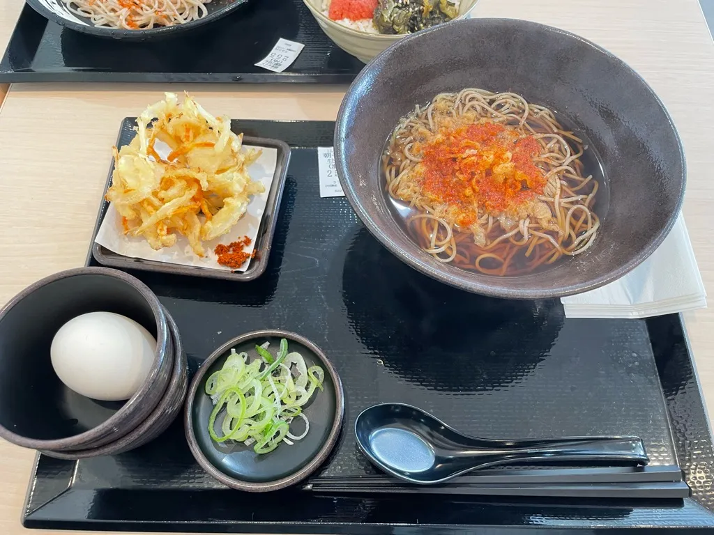 朝そば(玉子)
