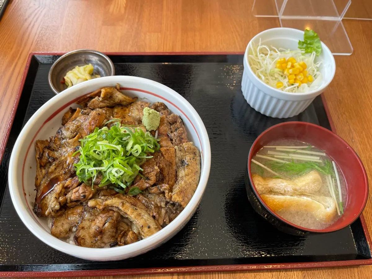 炭火焼 豚丼セット
