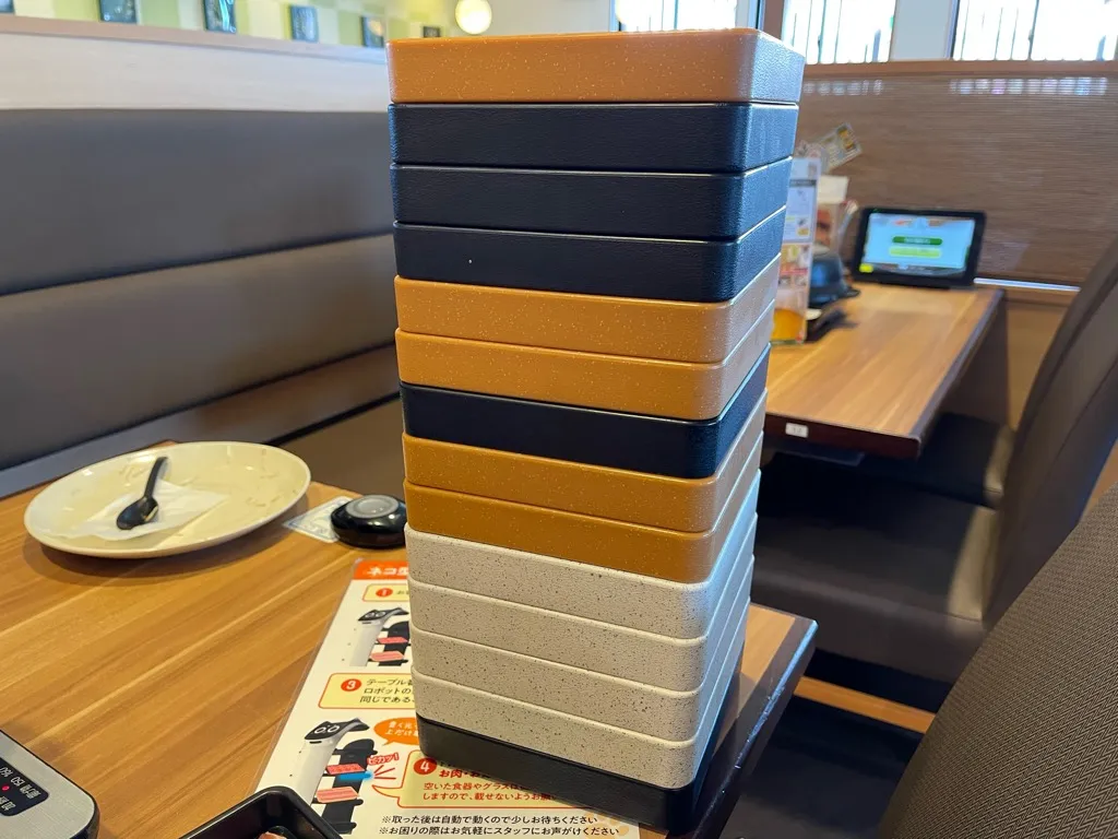 食後の皿