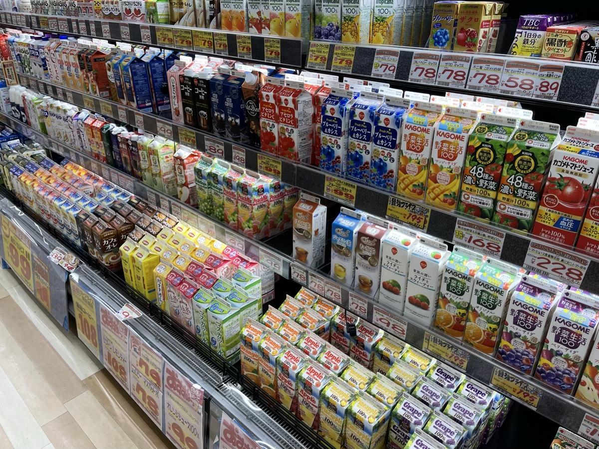 ジュース売り場