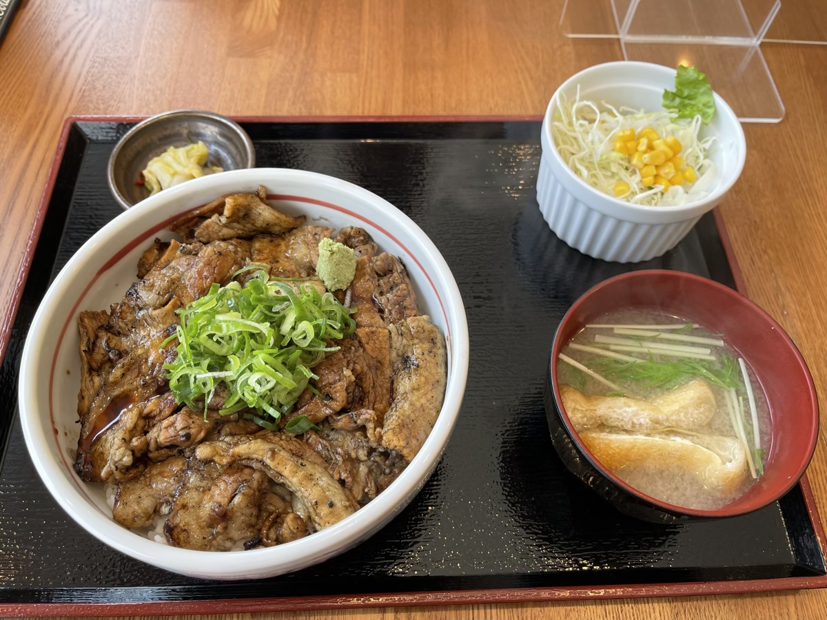 炭火焼 豚丼セット